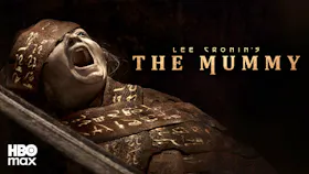 Key Art zum Horrorfilm «Lee Cronin’s The Mummy» mit einer schreienden Mumie in dunkler Umgebung.