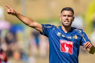 Leonardo Bertone von Luzern bei einem Testspiel zwischen dem FC Luzern und dem FC Winterthur vom Samstag, 4. Juli 2026 in Altbueron im Kanton Luzern. (KEYSTONE/Urs Flueeler)